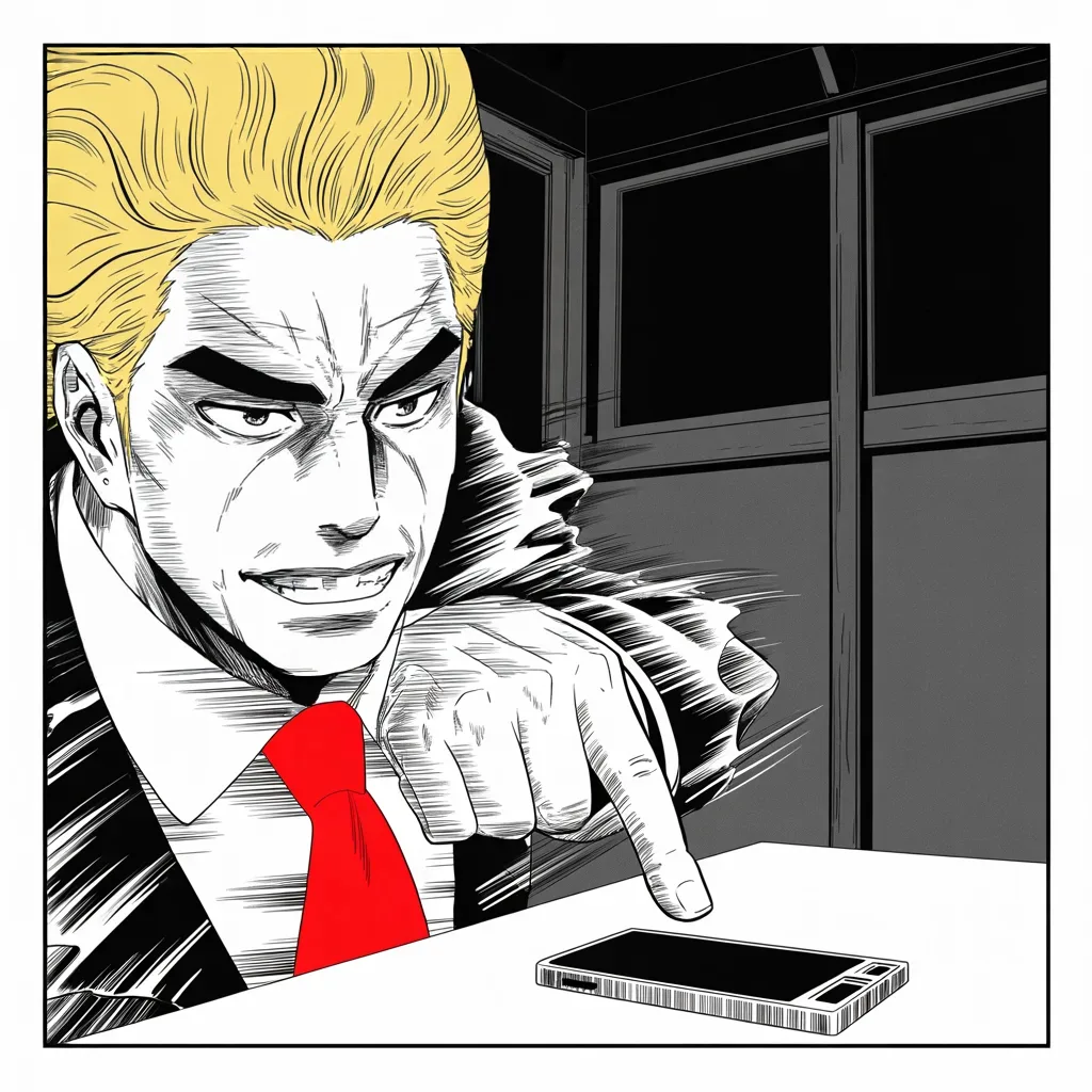 Manga panel 3 of 5, Week 127 “Ungrateful”: One father refuses to bow and calls the rescue nothing. The answer is a roar: he should have left them in jail.