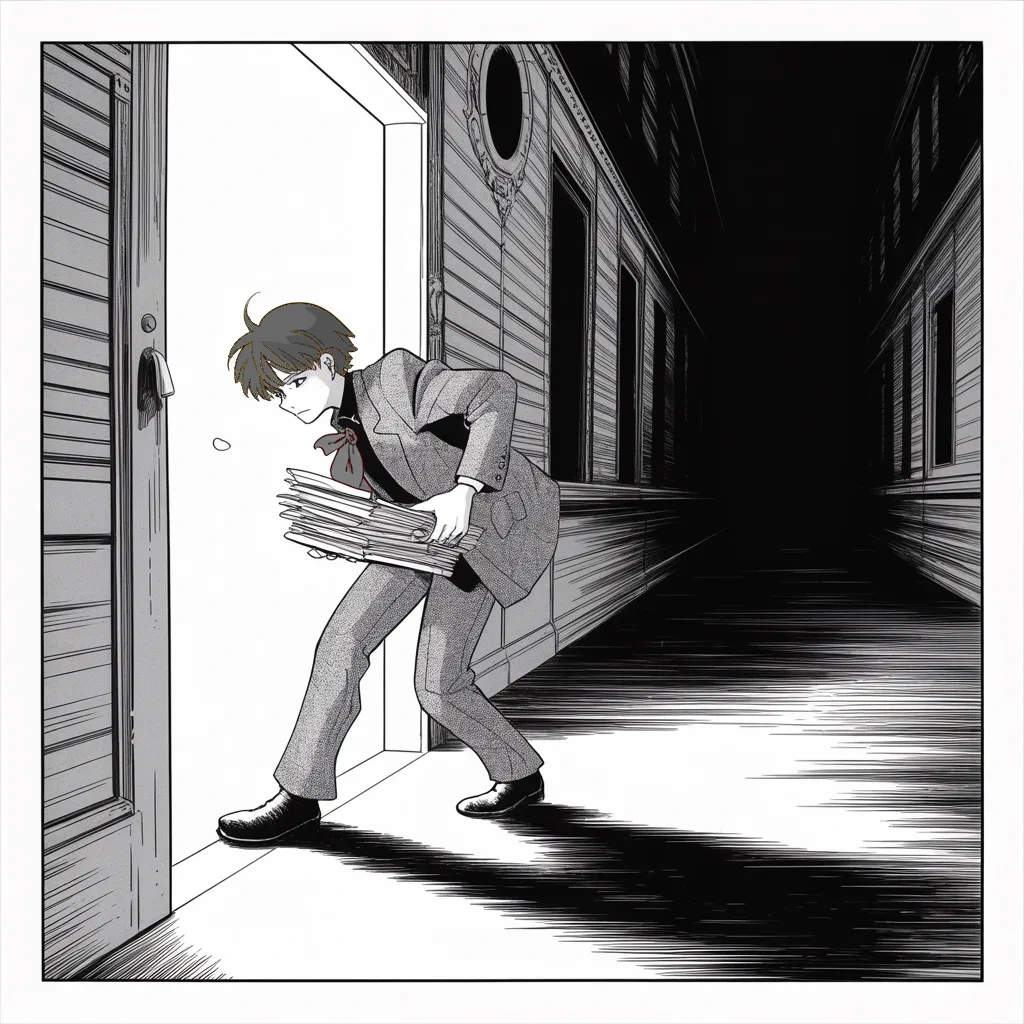 Manga panel 4 of 5, Week 138 “The Memo”: The counter-memo's author is renamed for the feed: Little Adam Schiff, liar and leaker, slipping through the palace with papers to his chest.