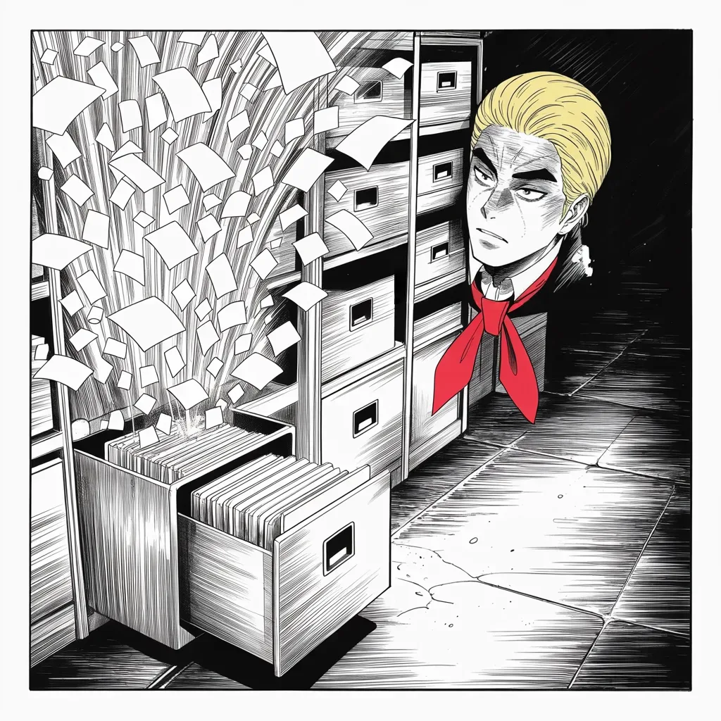 Manga panel 3 of 5, Week 139 “Due Process”: Four words, all capitals, no explanation: NEW FBI TEXTS ARE BOMBSHELLS!
