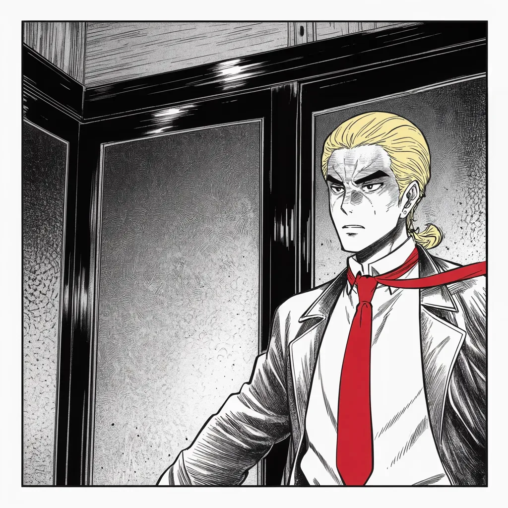 Manga panel 2 of 5, Week 143 “The Hermit King”: There is no chaos in the house, he insists — only strong dialogue and great energy. People come and go; he is always seeking perfection.