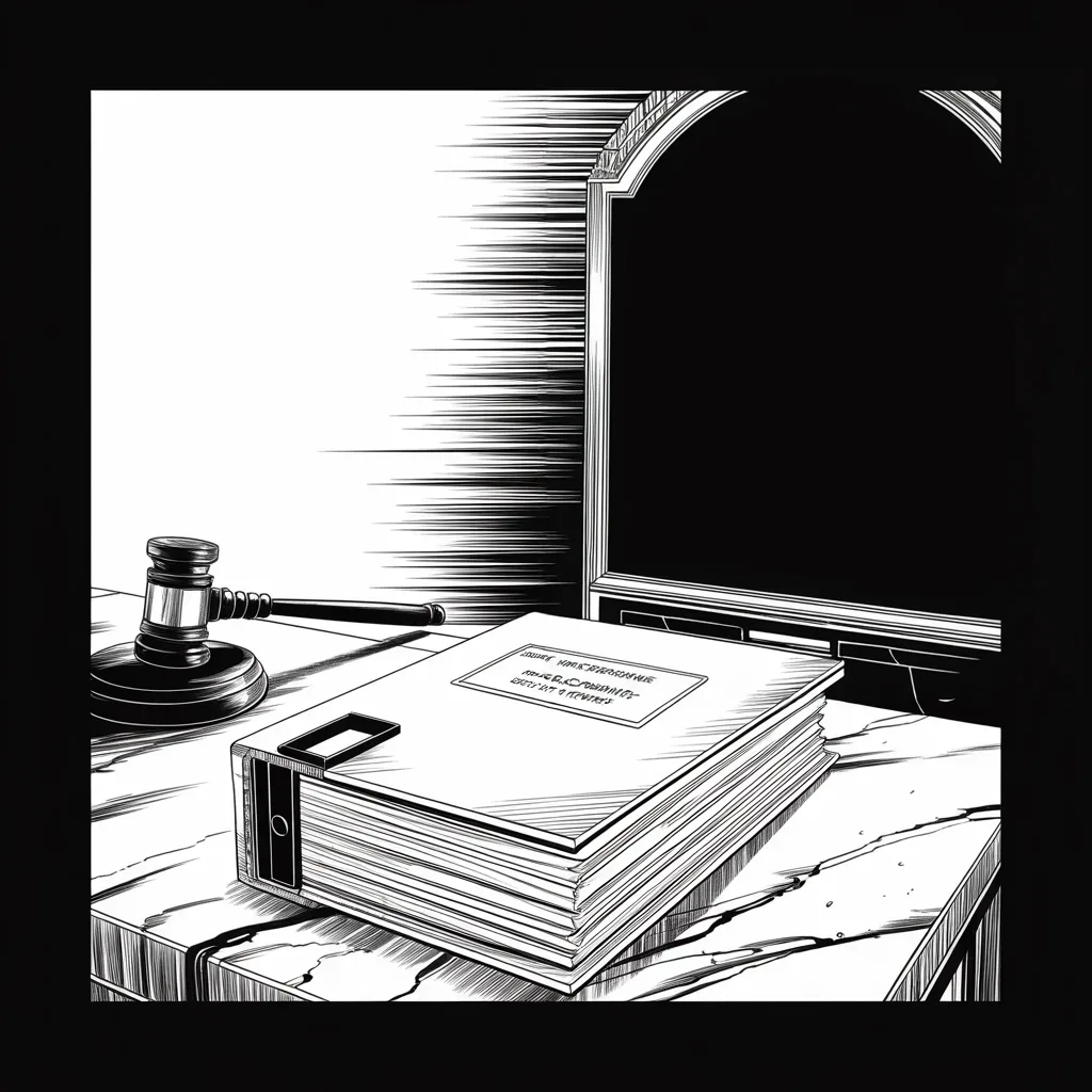Manga panel 4 of 5, Week 150 “The Fixer”: A committee's report finds no evidence he conspired with the foreign power. He brandishes it like a verdict — a total witch hunt that must end.