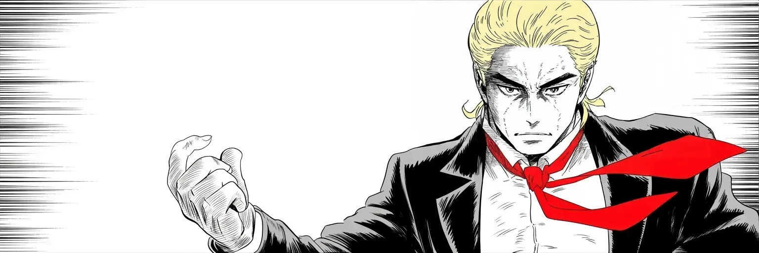 Manga panel 5 of 5, Week 150 “The Fixer”: For a moment the walls seem to be falling on their own — a report, an ally, a peace. The king takes the spring as vindication.