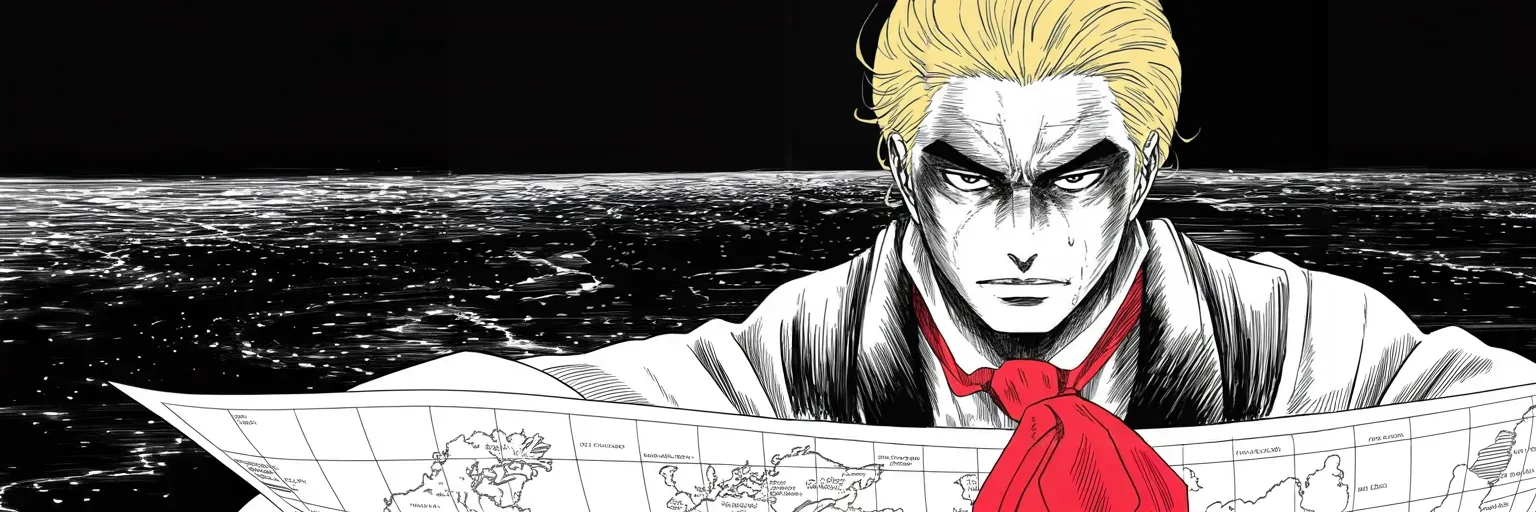 Manga panel 5 of 5, Week 155 “The Fixer”: Five hundred days in, he opens a war on every front at once — allies and rivals alike — certain that a man so far down can only win.