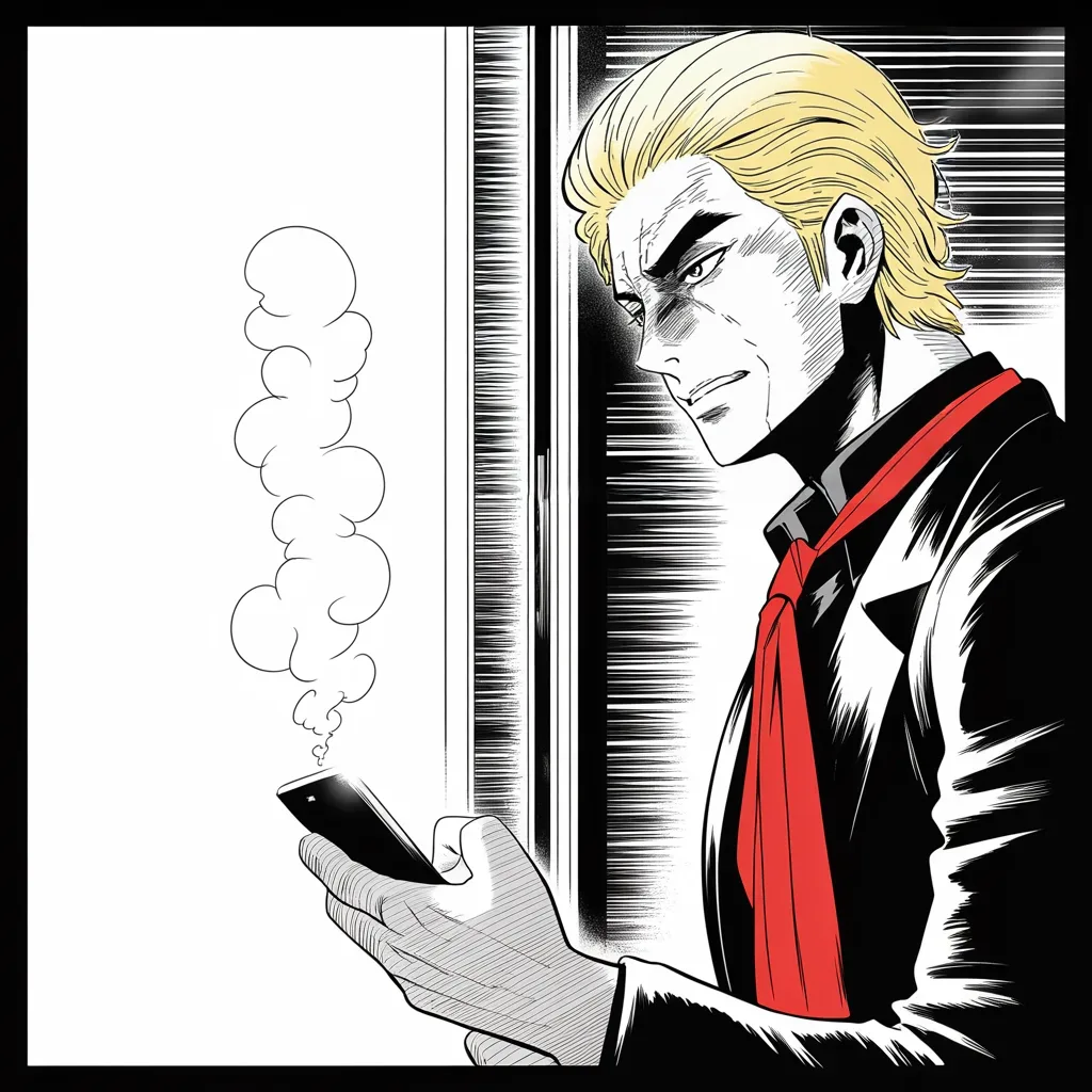 Manga panel 2 of 5, Week 161 “Helsinki”: The morning of the summit he blames his own country's past folly — and the hunt at home — for how low relations with the great northern power have fallen.