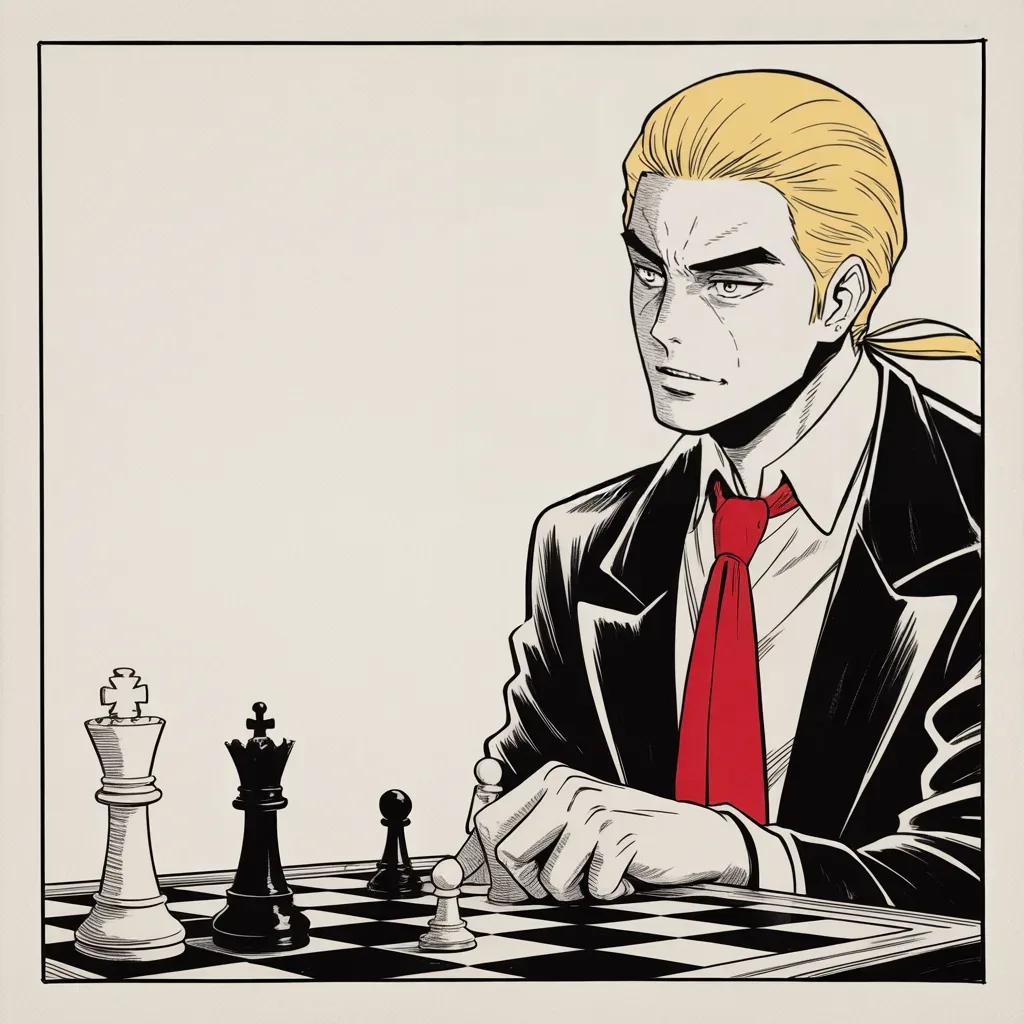Manga panel 3 of 5, Week 162 “Helsinki”: He defends the summit as an old and honorable art. In the old days, he says, they would have called being nice to a rival simply diplomacy.