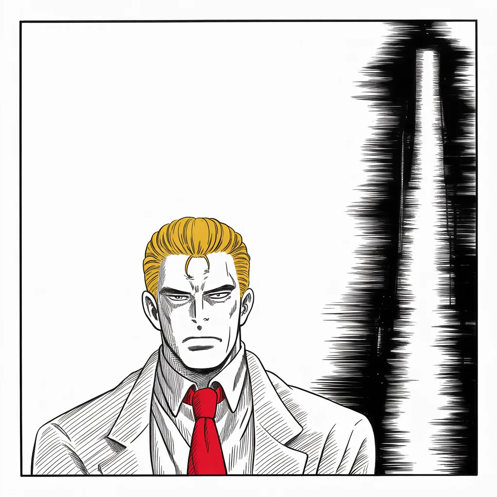 Manga panel 3 of 5, Week 163 “Helsinki”: The numbers surge like a battle aura. He announces, thrilled, that the economy grew at four point one percent.