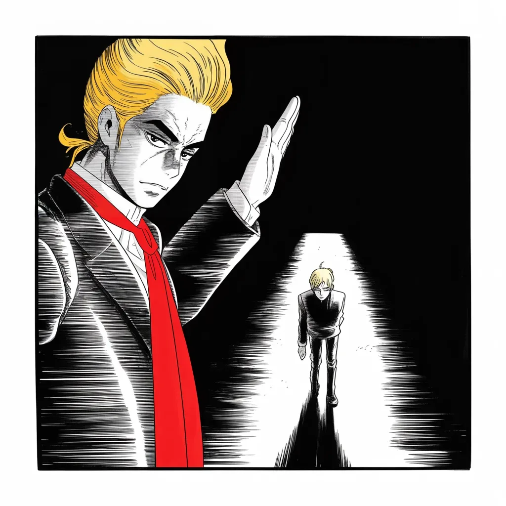 Manga panel 3 of 5, Week 167 “Helsinki”: For the chairman who refused to break he offers respect, calling him a brave man who would not make up stories for a deal.