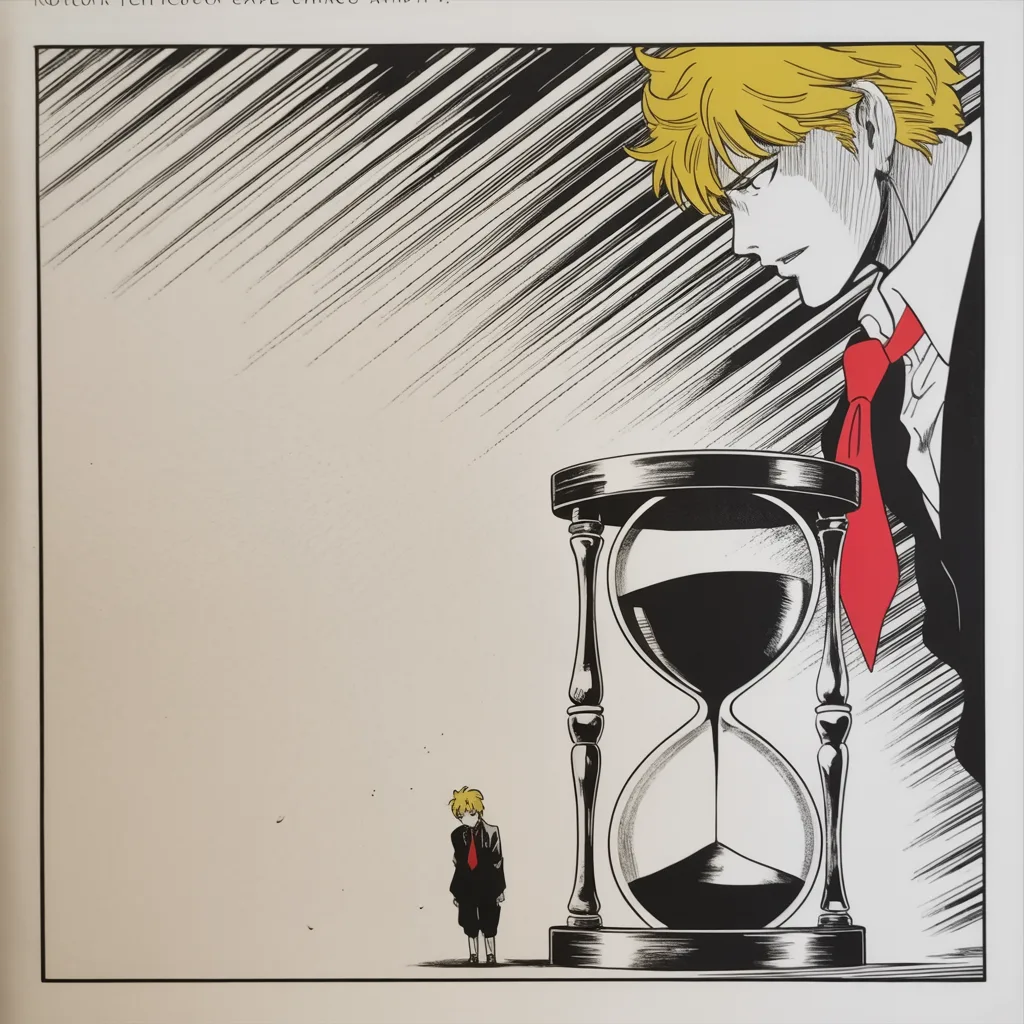 Manga panel 3 of 5, Week 171 “Anonymous”: He hammers the same point into a taunt about time: why, he asks, did no one call the authorities thirty-six years ago?