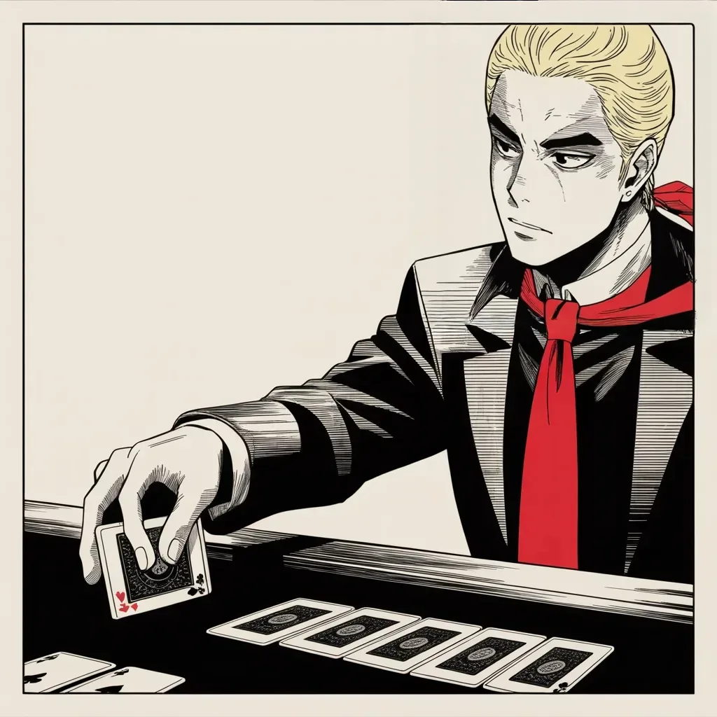 Manga panel 2 of 5, Week 172 “Anonymous”: He names the whole affair a rigged game — a high-level con to destroy a fine person — and asks the country to pray for his nominee.