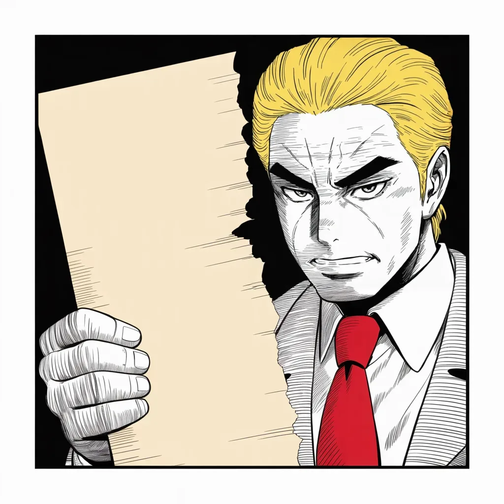 Manga panel 2 of 5, Week 177 “Anonymous”: He raises the stakes with a vow to end birthright citizenship one way or the other, calling it costly and unfair to citizens.