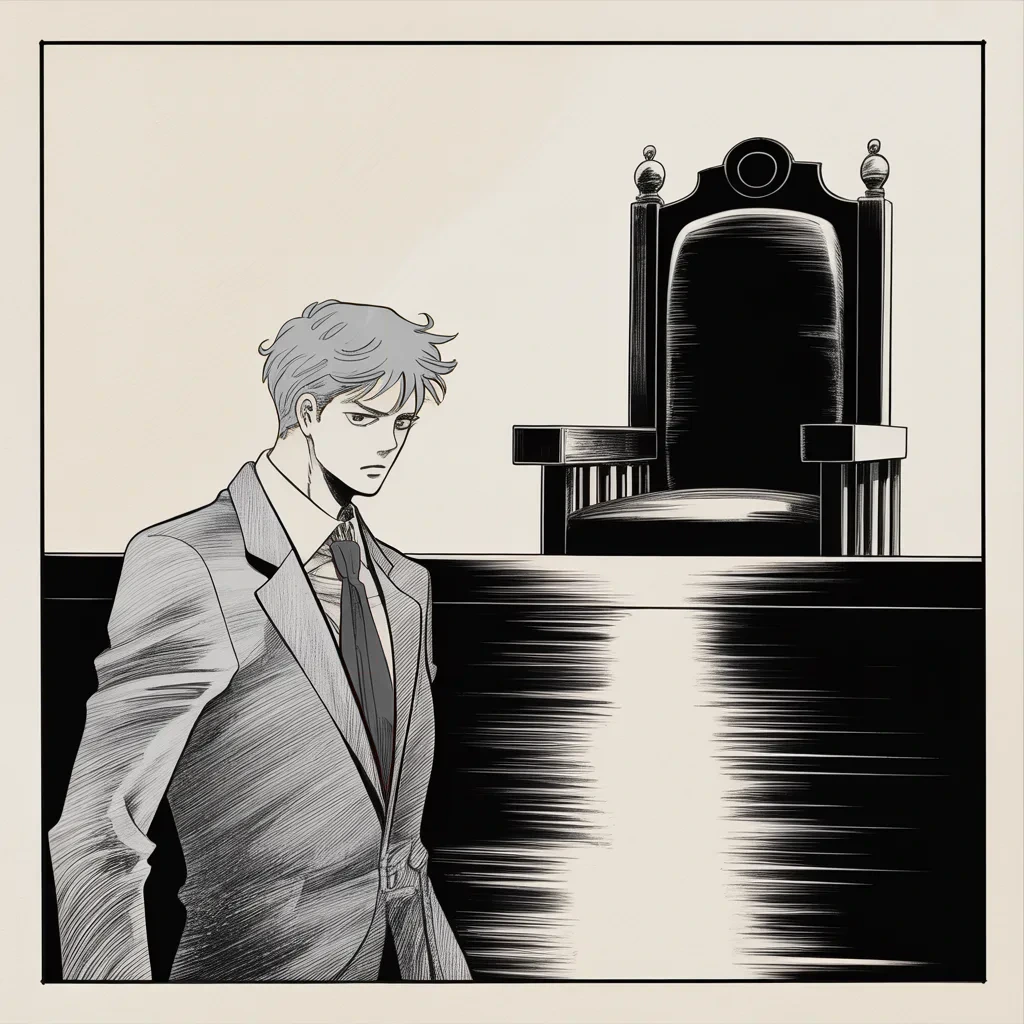 Manga panel 2 of 5, Week 182 “The Shutdown”: He names a new chief lawman of the realm — the man who will one day receive the prosecutor's final report.
