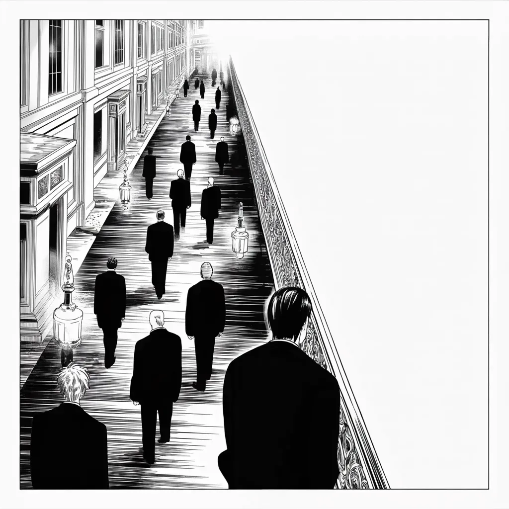 Manga panel 3 of 5, Week 189 “The Shutdown”: Then the doors open again with no Wall won — and he recasts the surrender not as defeat but as mercy, and a threat: twenty-one days, then war.