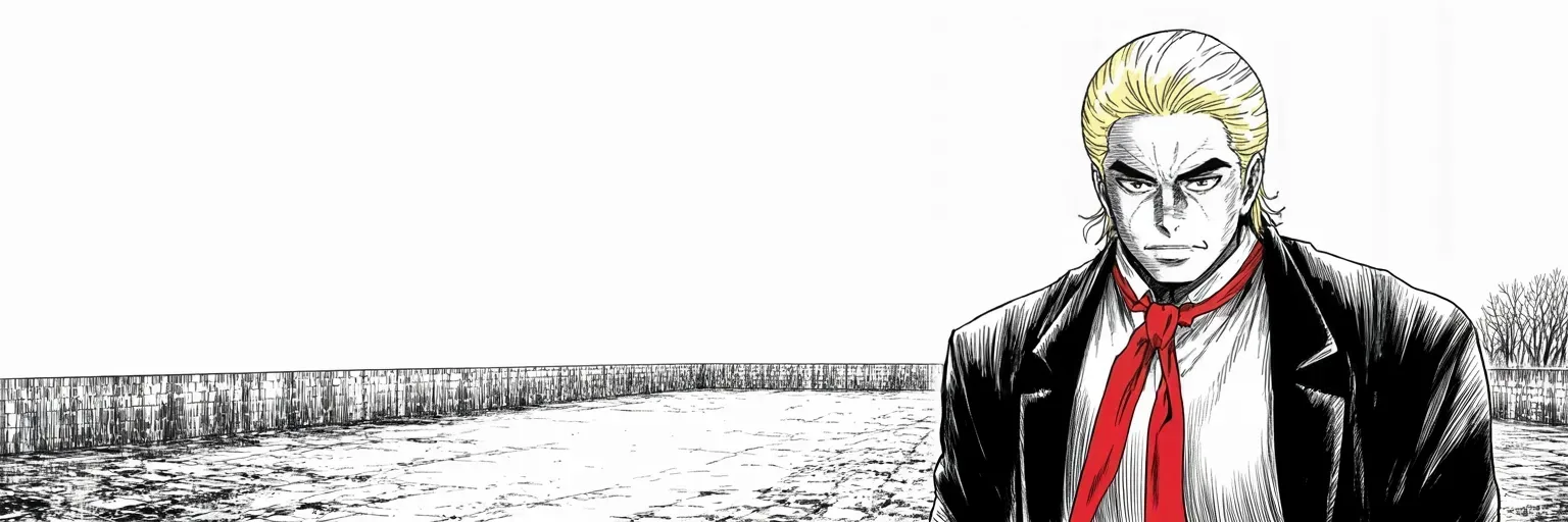 Manga panel 5 of 5, Week 189 “The Shutdown”: The longest siege in the republic's history ends with the ground still bare — and the king, defiant to the last, swears the Wall will yet rise.