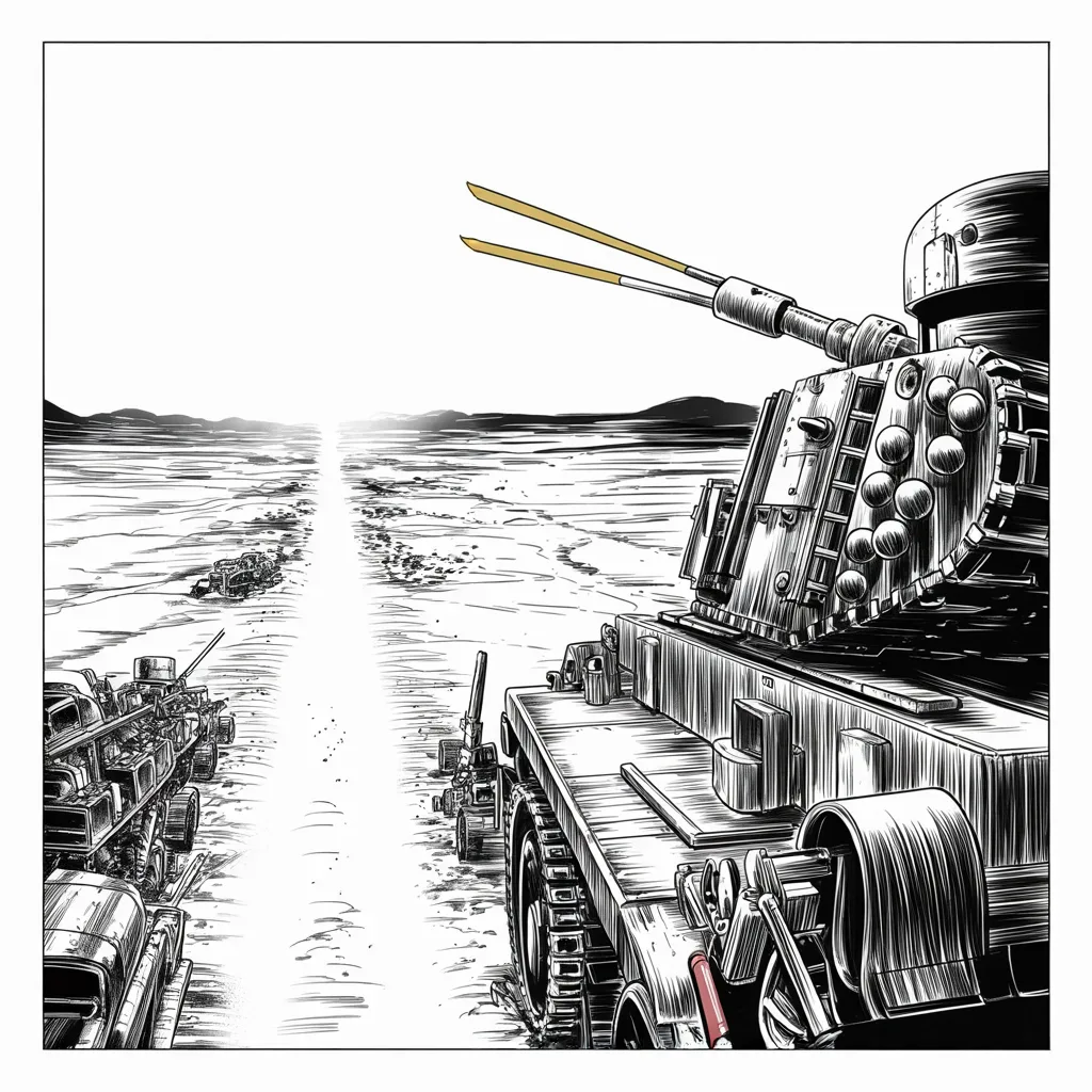 Manga panel 4 of 5, Week 190 “The Report”: He turns again to the endless foreign wars, vowing to end the wars of unlimited spending and death he says he inherited.