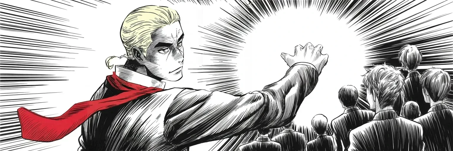 Manga panel 4 of 4, Week 198 “The Report”: Now he wants the origins of the hunt itself investigated — how the phony probe of his campaign ever began — vowing it must never happen again.
