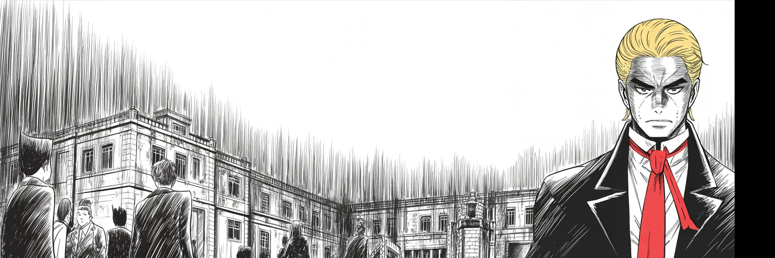 Manga panel 4 of 4, Week 207 “The Campaign”: An old crown across the water receives him warmly, and he reports that the visit is going very well indeed.