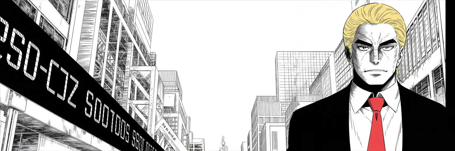 Manga panel 4 of 4, Week 227 “The Inquiry”: And he warns the realm that the boom would crash the moment any of his rivals took the throne.