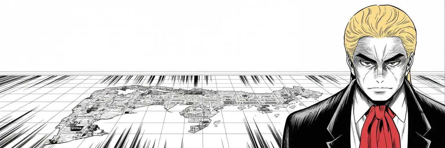 Manga panel 4 of 4, Week 232 “The Inquiry”: And the numbers, he says, have turned: three to one against the whole enterprise.