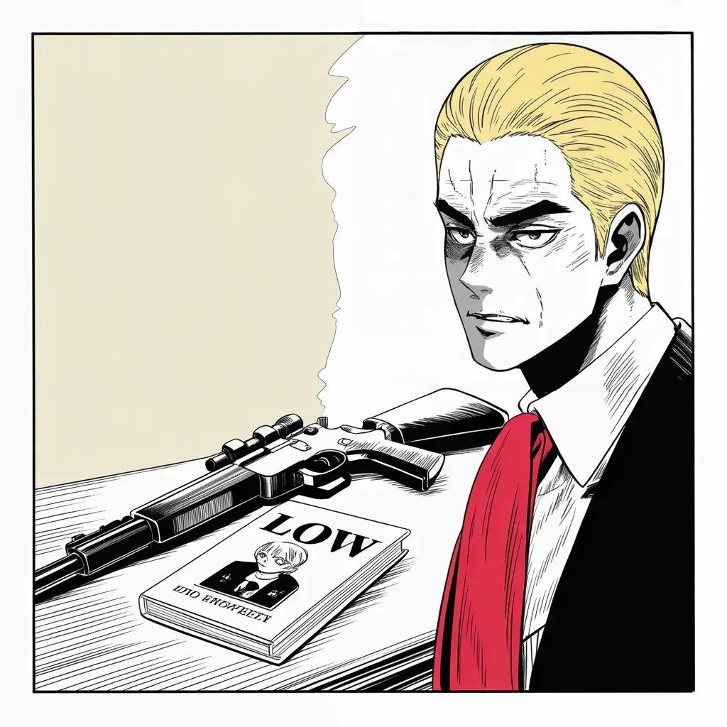 Manga panel 3 of 5, Week 240 “The Trial”: From the trial's first days he speaks past it, to the people who will vote in November.
