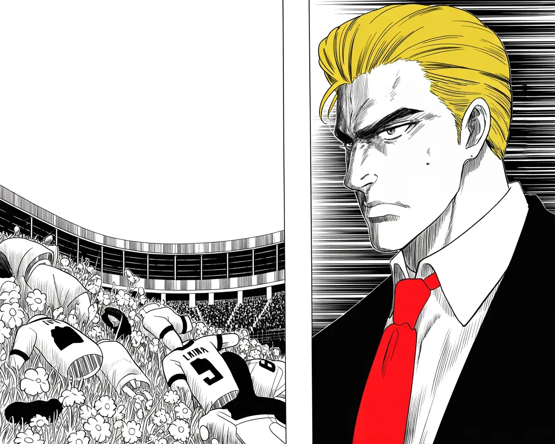 Manga panel 2 of 4, Week 241 “The Trial”: He writes that the man was only getting started, and sends the family the realm's condolences.