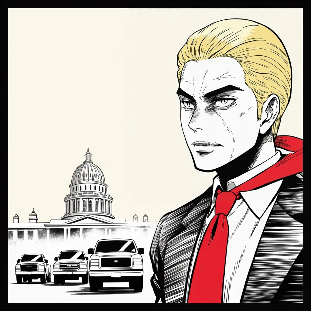 Manga panel 2 of 5, Week 253 “The Plague”: The second state gets the same three words.