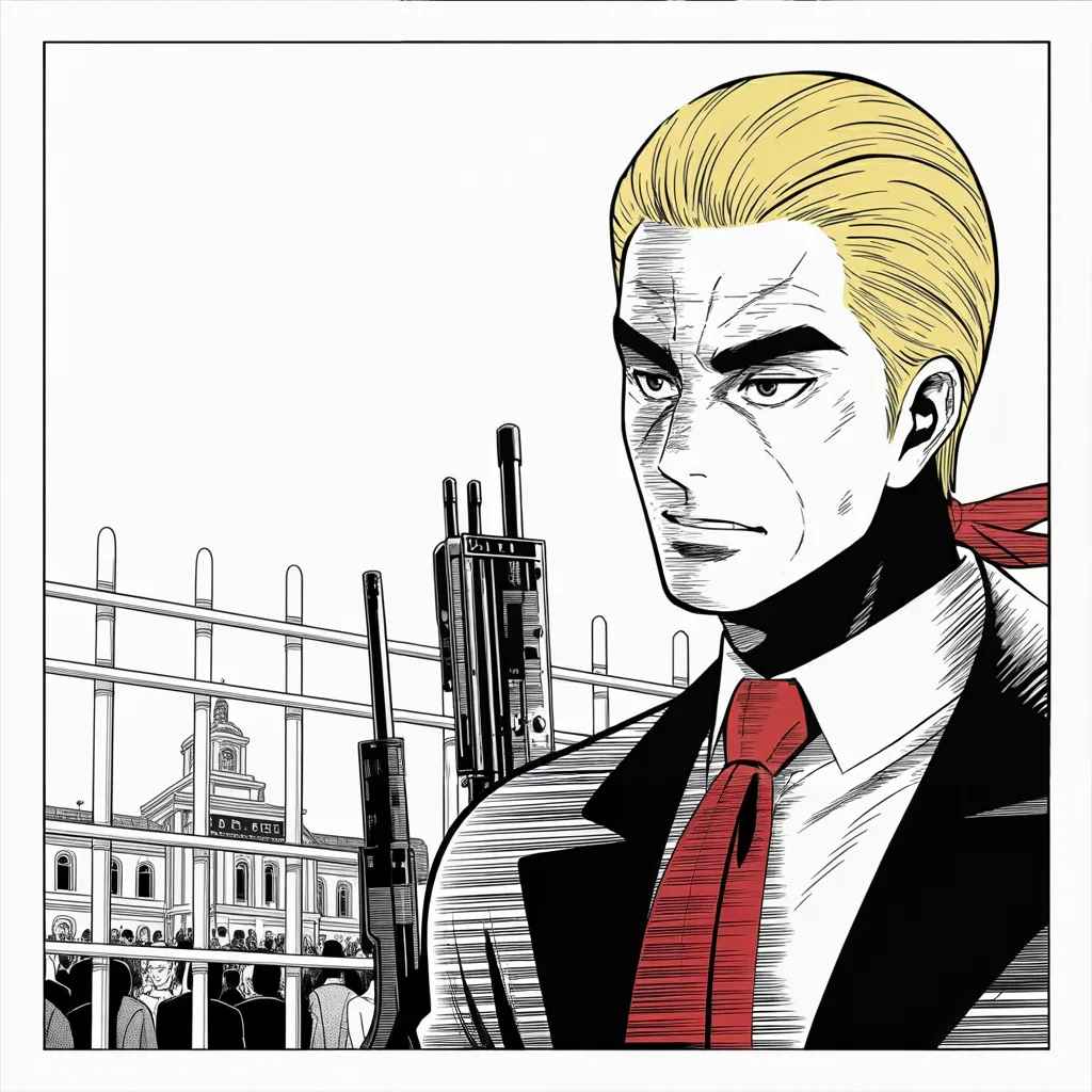 Manga panel 3 of 5, Week 253 “The Plague”: The third comes with a warning about the right to bear arms.