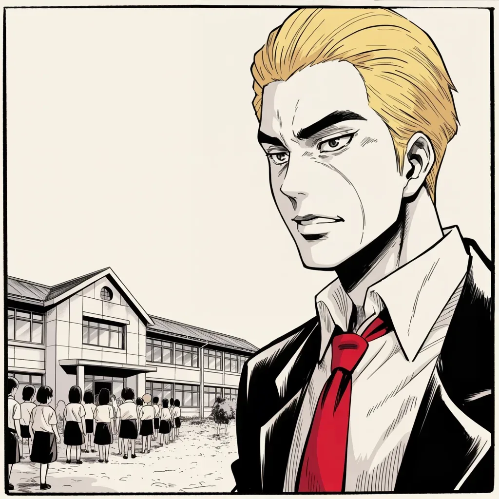 Manga panel 2 of 5, Week 265 “The Streets”: Other countries have opened theirs, he says, with no problems at all.