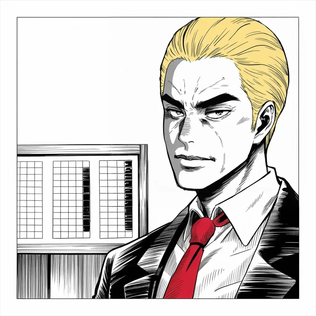 Manga panel 4 of 5, Week 282 “The Count”: On the Saturday the count is called against him, and he says the opposite, in capitals.