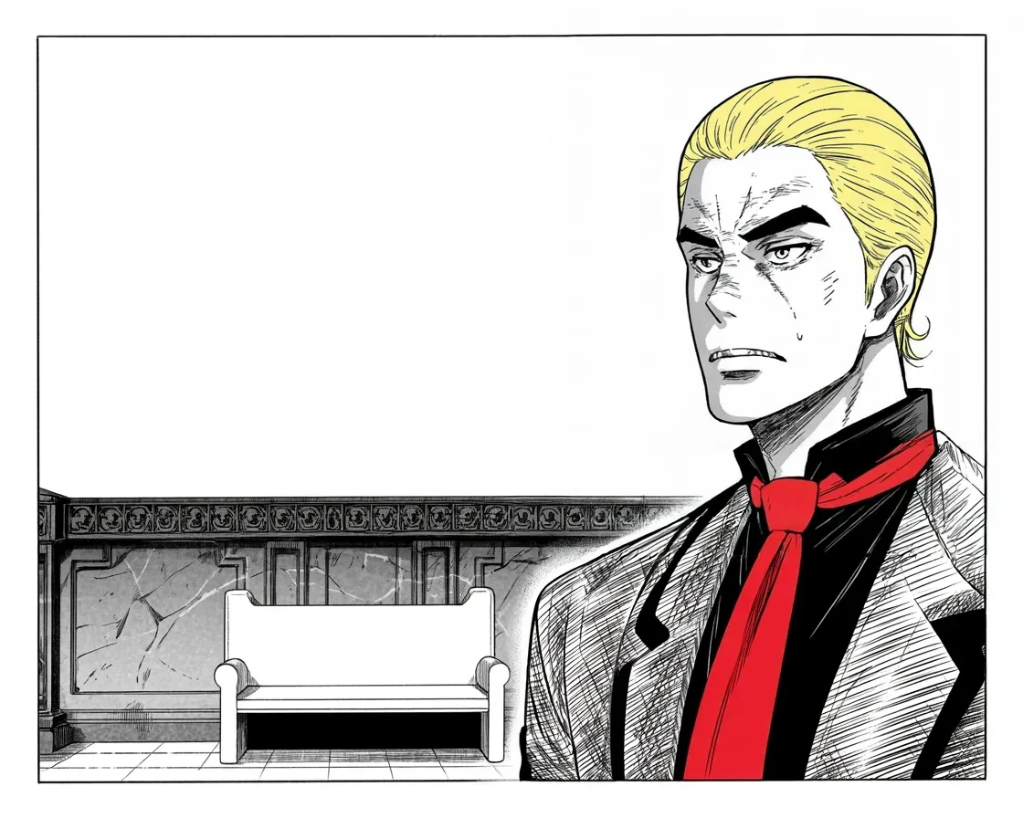 Manga panel 2 of 4, Week 287 “The Last Tweet”: He says the court let him down: no wisdom, no courage.