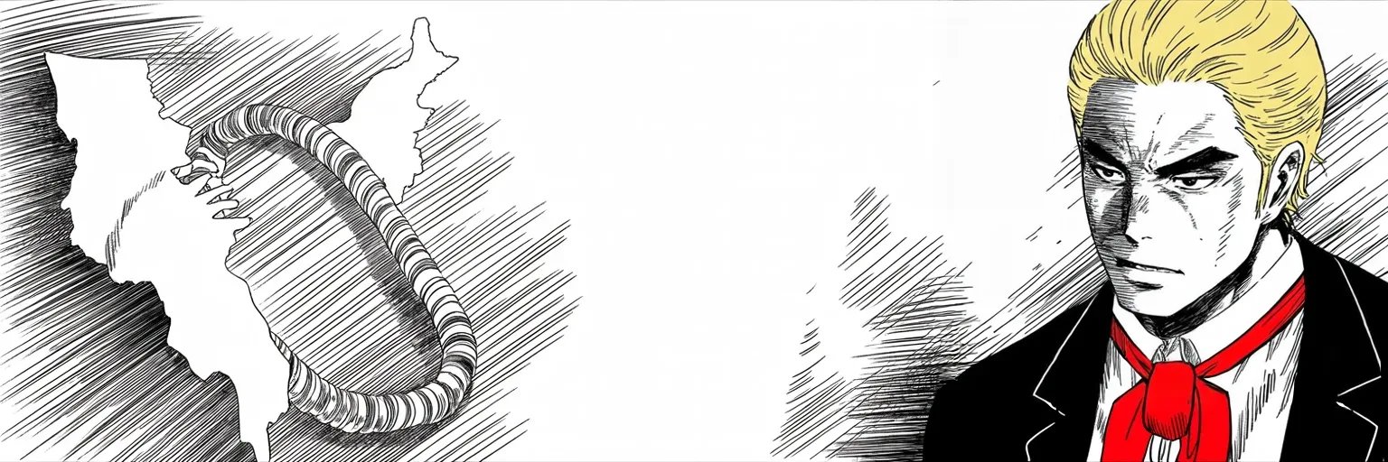 Manga panel 5 of 5, Week 289 “The Last Tweet”: And he keeps re-fighting one state that has already certified twice.