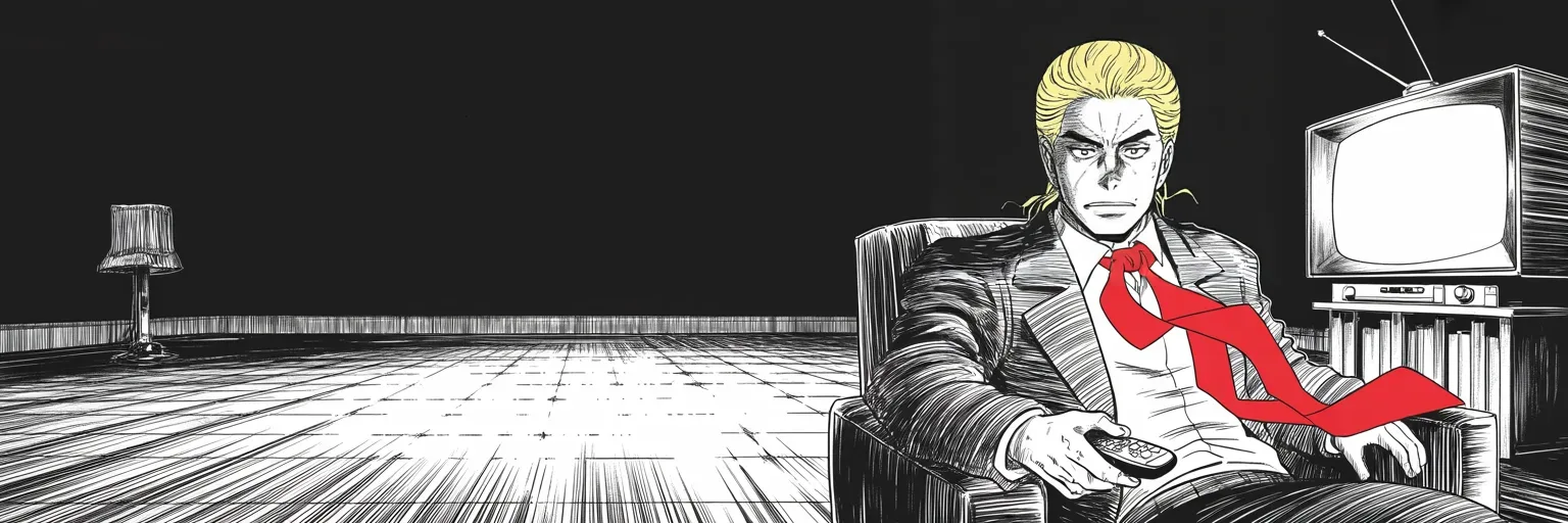 Manga panel 3 of 3, Week 306 “The Ratings”: Two days later, in a dark room in Florida, one page goes out from the office. It is about a basketball player's ratings.