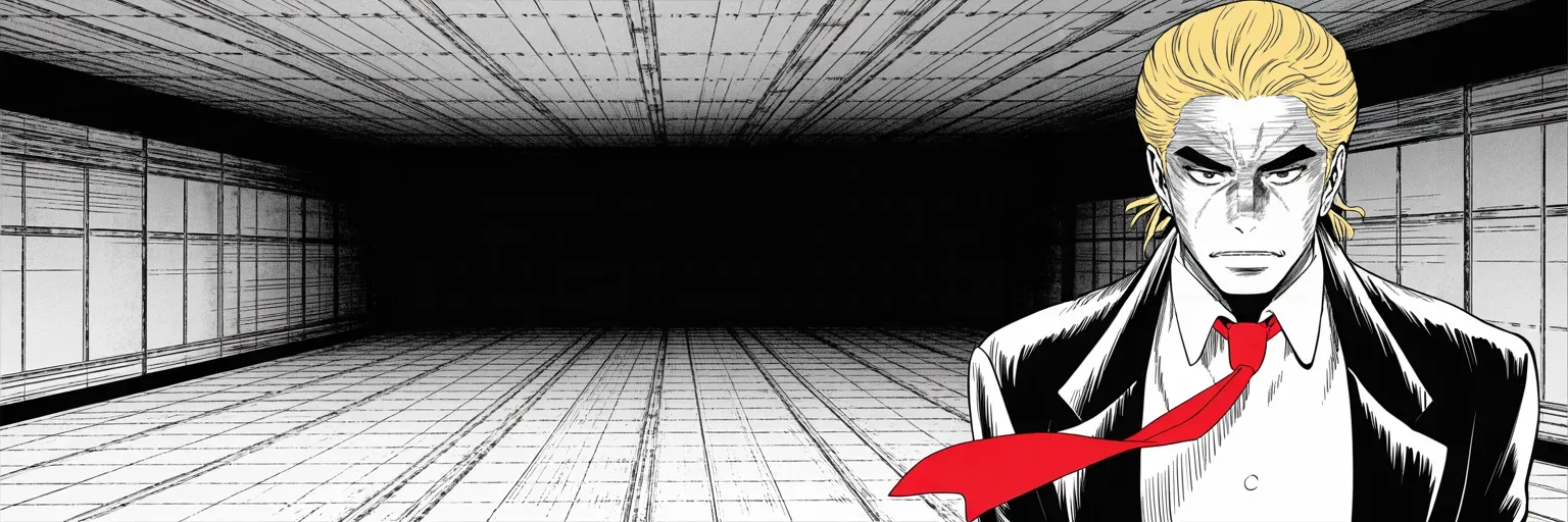 Manga panel 3 of 3, Week 311 “Since He Left”: The last week of May. The one thing his press publishes is a note on how few people are watching now that he is gone.