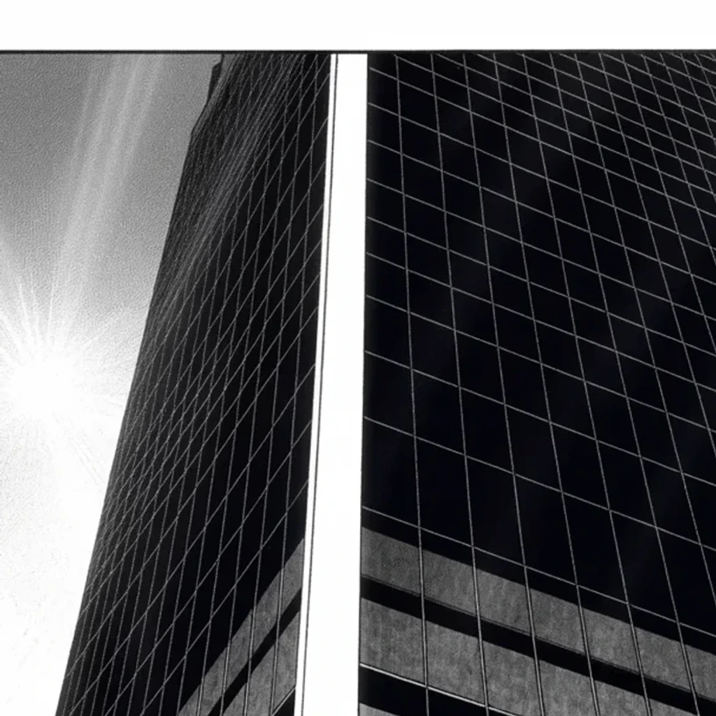 Manga panel 2 of 5, Week 316 “The Company”: The tower is not accused of anything a person can be jailed for. It is accused of the way it paid people.