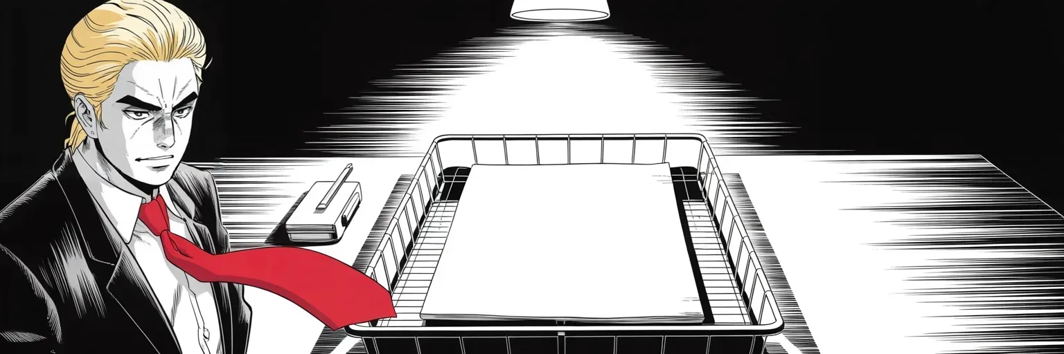Manga panel 4 of 4, Week 325 “Fix 2020 First”: The fourth of September. Three words, alone on a page, in a week that also crowned two soldiers.
