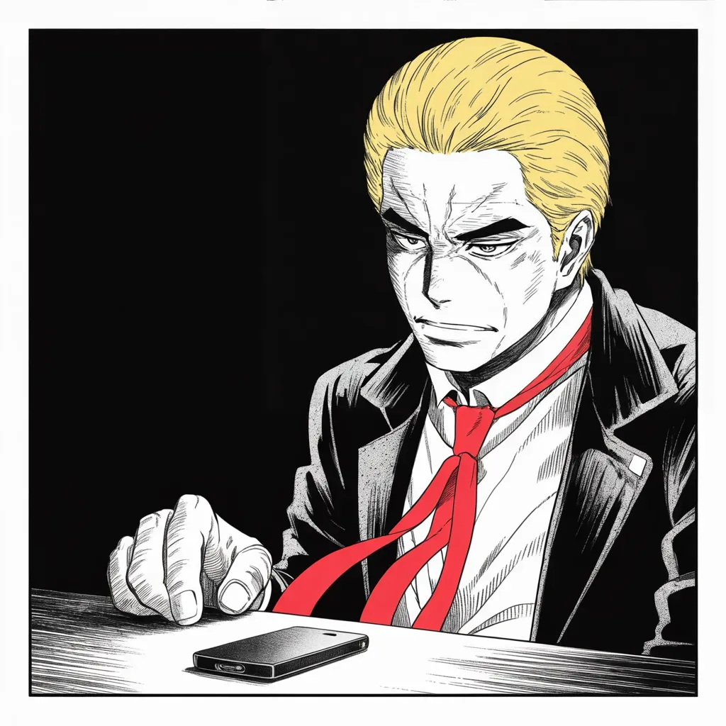 Manga panel 4 of 5, Week 342 “One Year In”: The third of January. A year on from the ban, his verdict on the company that removed him is that it should not be allowed to do business at all.