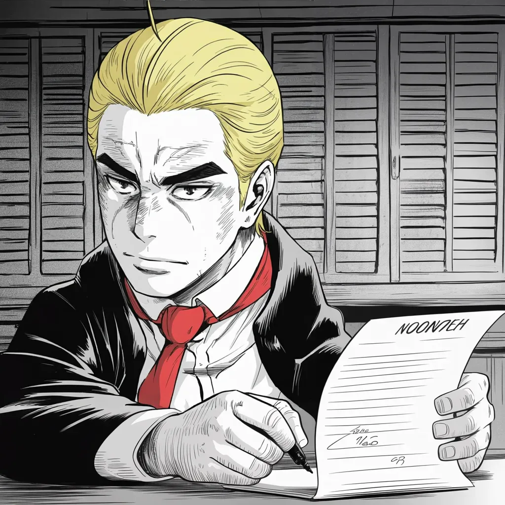 Manga panel 4 of 5, Week 346 “Cash On Hand”: The twenty-eighth. A state court strikes down the mail ballot rules used in the count he has argued about for fourteen months.