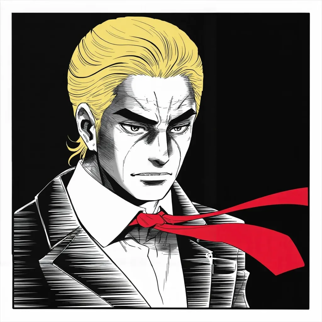 Manga panel 2 of 5, Week 348 “Proven Right”: The thirteenth. A court filing says his campaign was spied on, and for one line the letterhead is written entirely in capitals.