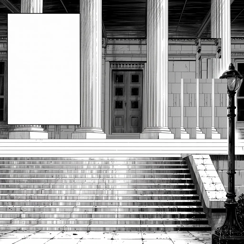 Manga panel 2 of 5, Week 360 “Twenty-Two and Zero”: The other screen, the same week: in Georgia a special grand jury convenes over the phone call he calls perfect. The hunt shadows every victory lap.