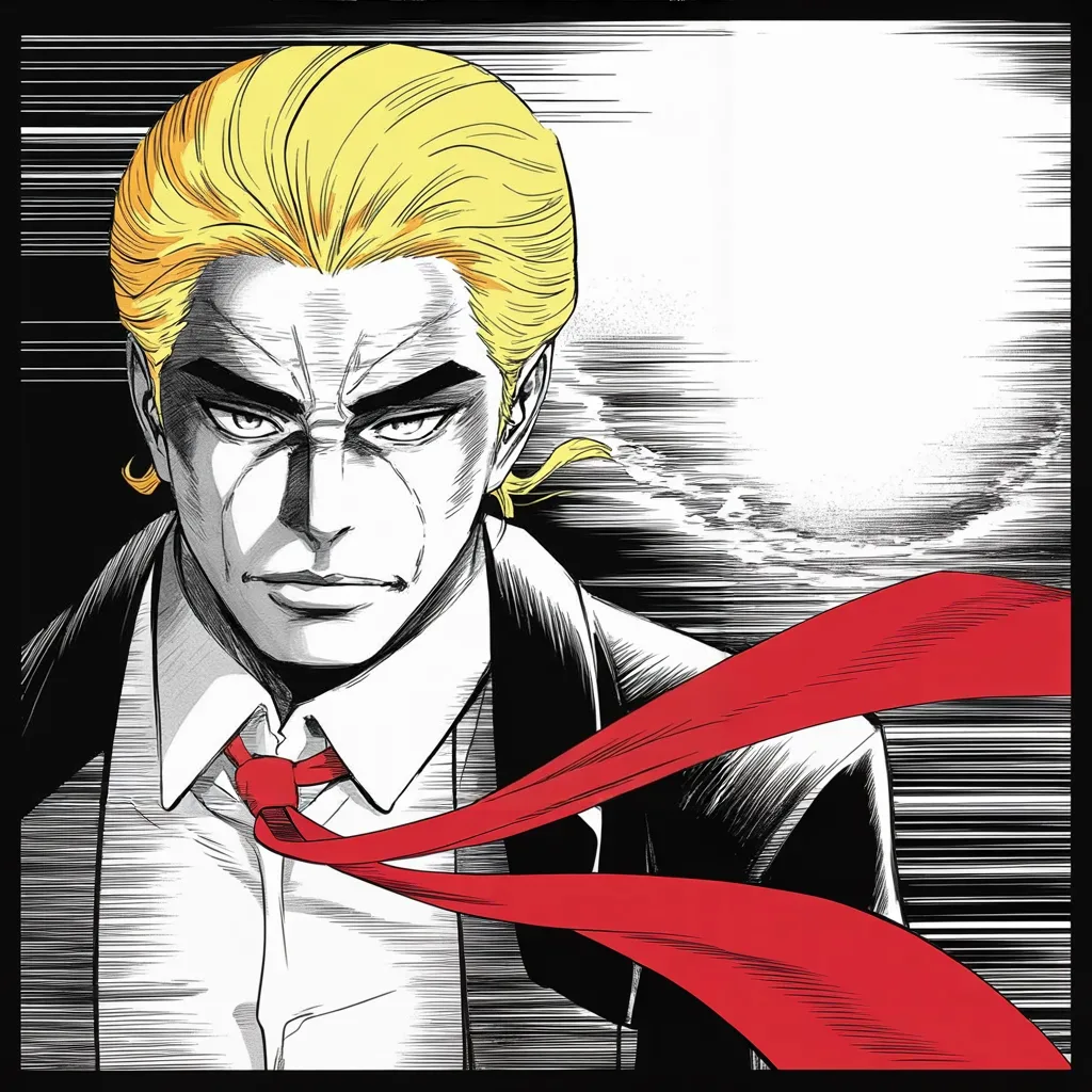 Manga panel 3 of 5, Week 361 “The Great MAGA King”: The rival king reaches for an insult and hands him a coronation instead: the Great MAGA King accepts the title, with thanks.