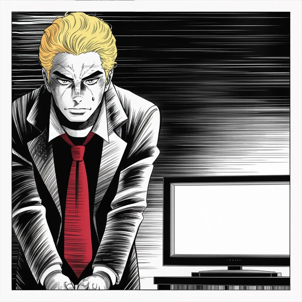 Manga panel 2 of 5, Week 363 “A Horrible Time”: A school in Texas. Nineteen children. For one panel the chronicle and the record both lower their voices.
