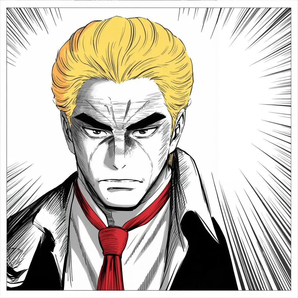 Manga panel 2 of 5, Week 365 “Twenty Million”: Hours before airtime he posts five words in capitals — the whole defense, the whole campaign, the whole man, in one roar.