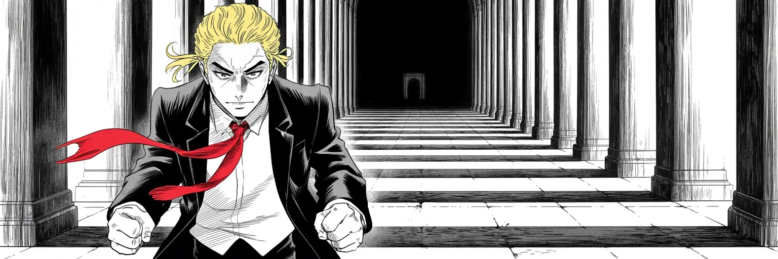 Manga panel 5 of 5, Week 366 “Equal Time”: Asked to believe he always knew, he answers that the belief has only grown stronger with time — and chases the sentence, seconds later, with the two oldest words in his arsenal.