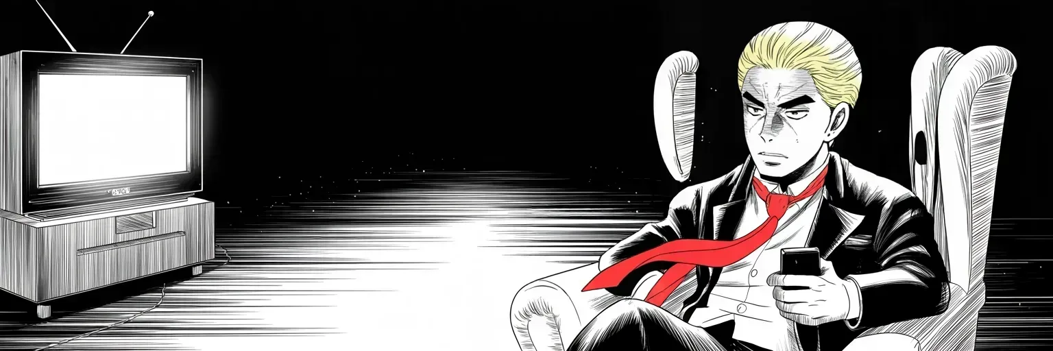 Manga panel 5 of 5, Week 369 “Bad News for the World”: Sunday's parting shot aims at the old man in the White House: not old, he allows — just not one of the sharp ones. Life, he writes, begins at eighty.