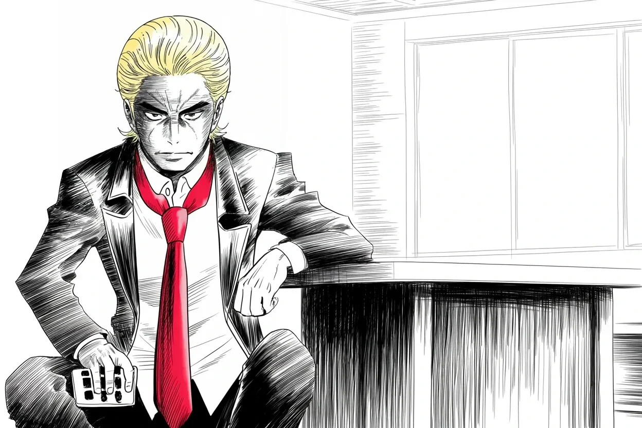 Manga panel 3 of 4, Week 370 “Out of Love and Respect”: Thursday afternoon the fortress goes quiet: the mother of his three eldest children has died in the city. What he writes is the gentlest thing the account has ever carried.