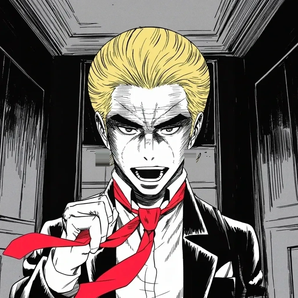 Manga panel 4 of 5, Week 395 “Fifteen Ballots”: Friday, past midnight in the Capitol: on the fifteenth ballot the gavel finally falls, and he claims the night from a tower window far away.