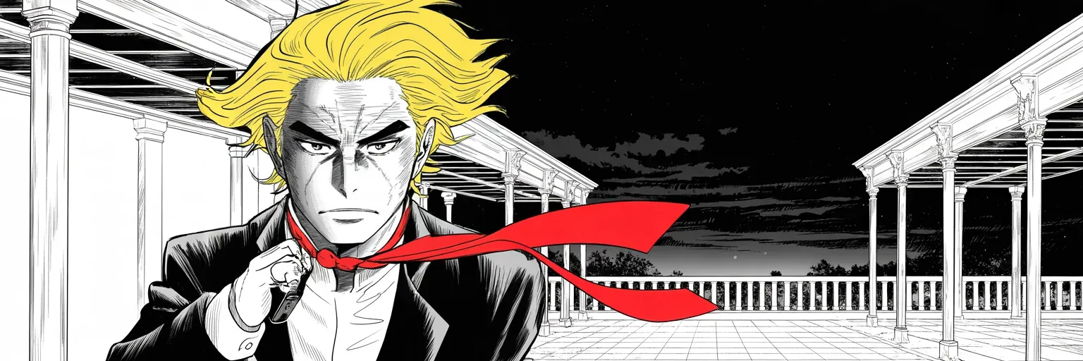 Manga panel 5 of 5, Week 425 “Arrested for You”: By Sunday he is demanding the judge step aside; south in Georgia, a grand jury is summoned for Monday week.