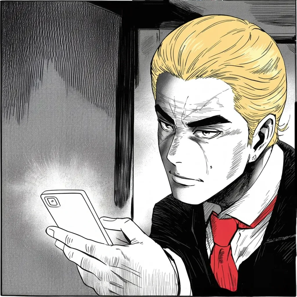 Manga panel 2 of 5, Week 431 “Pandora's Box”: Friday night the prosecutor asks the court to limit what the defendant may say. The defendant reads the motion and asks the country: I'm not allowed to comment?