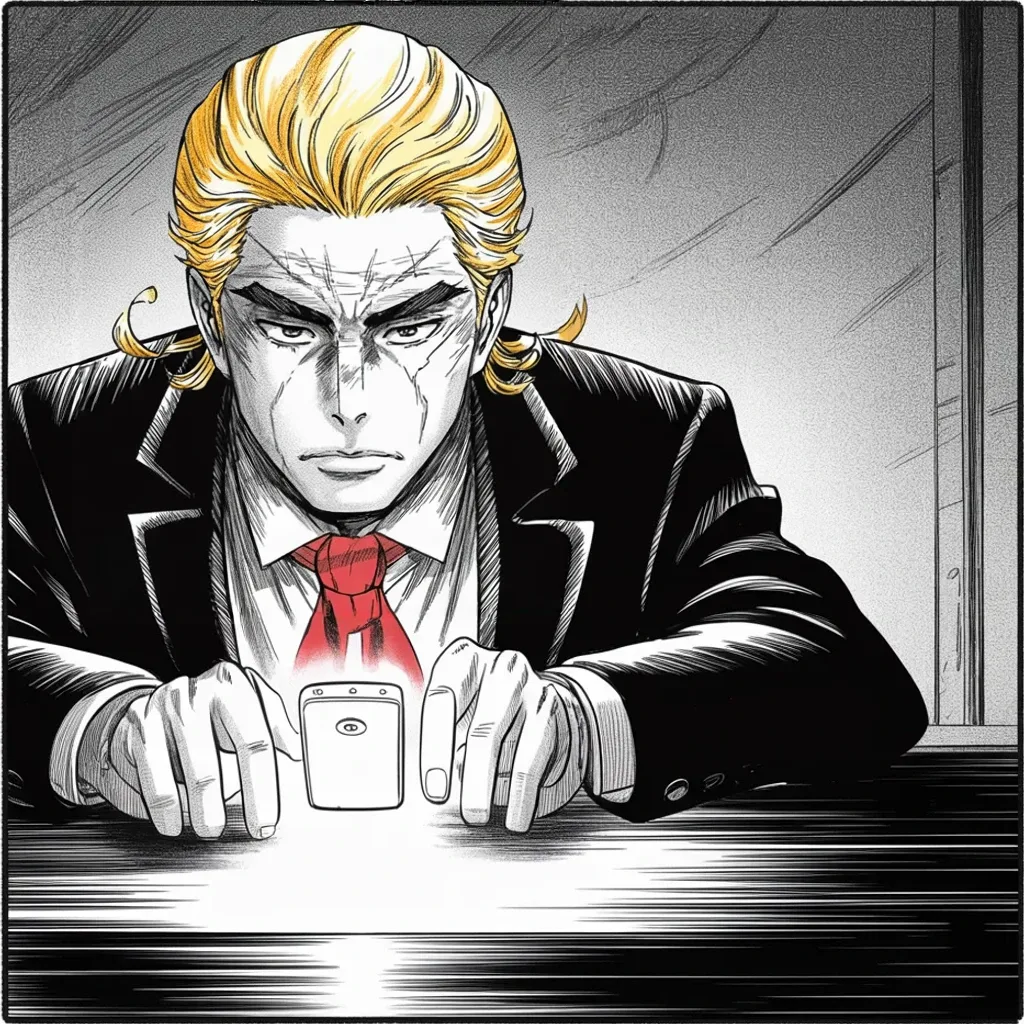 Manga panel 2 of 5, Week 433 “The Ledger”: His answer is an accountant's shield: the net worth was bigger than any statement claimed, and page one carried a powerful disclaimer clause.