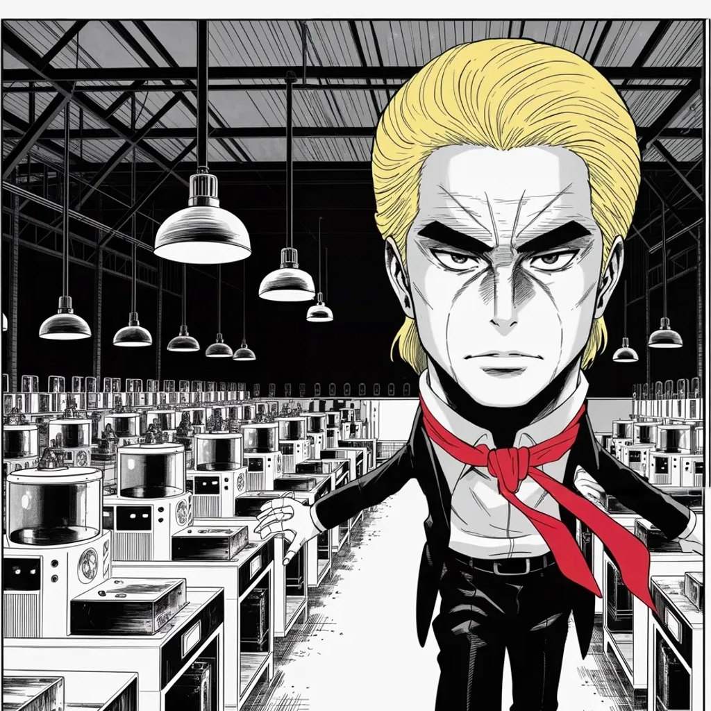 Manga panel 3 of 5, Week 433 “The Ledger”: Wednesday he skips the second debate for an autoworkers' crowd in Michigan, then grades his absent rivals like a schoolmaster: a waste of time.