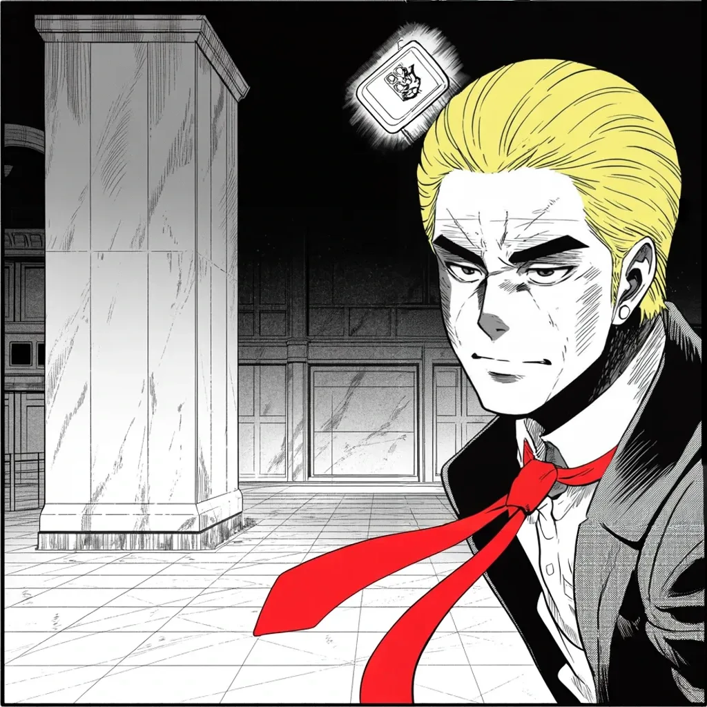 Manga panel 2 of 5, Week 436 “Not My Attorney”: The same Tuesday hands him a clean win in another courtroom: a class action collapses, and the phone goes up like a trophy.